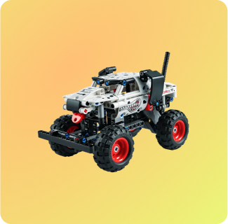 LEGO Technic 42150 Monster Jam Monster Mutt Dalmatian 2in1 Pull Back Truck, NISB